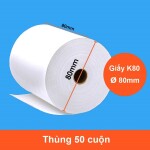 Giấy in hóa đơn (giấy in bill, giấy in nhiệt) K80x80 Oji_1