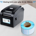 Máy in mã vạch Xprinter XP 350B USB_3